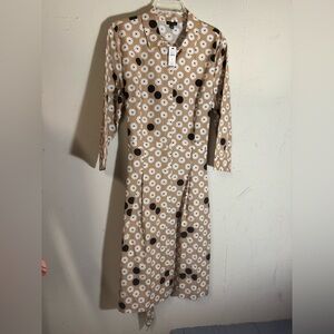 Talbots 100% cotton style shirt waist style dress
Size 16